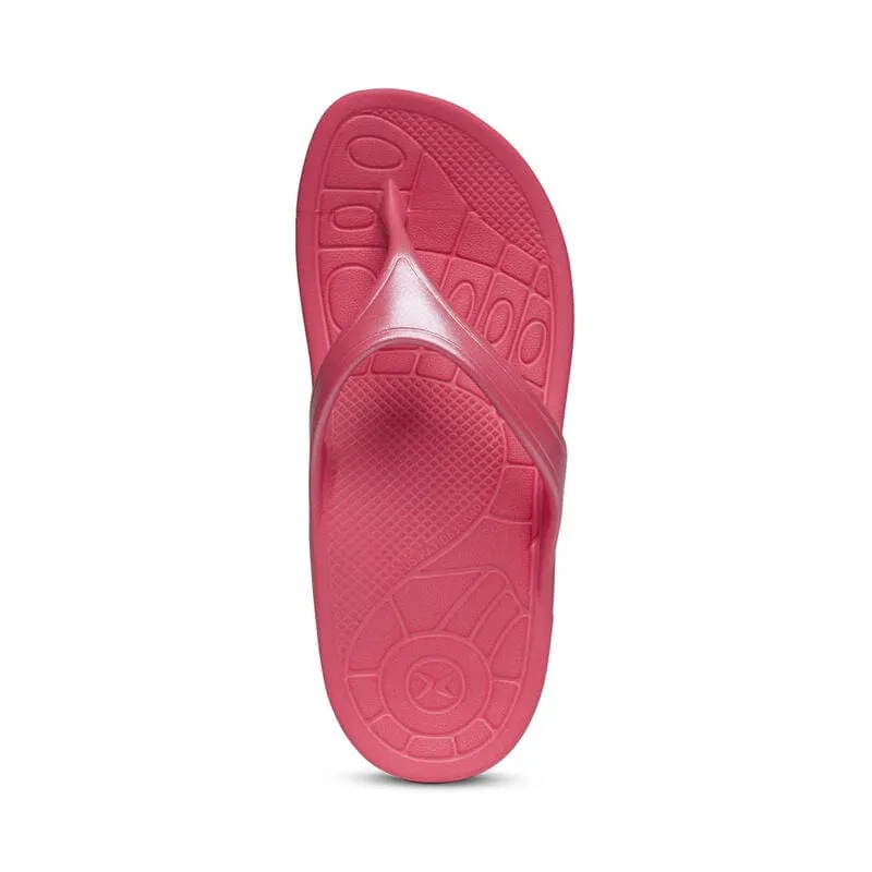 Aetrex Women's Fiji Flips- Watermelon