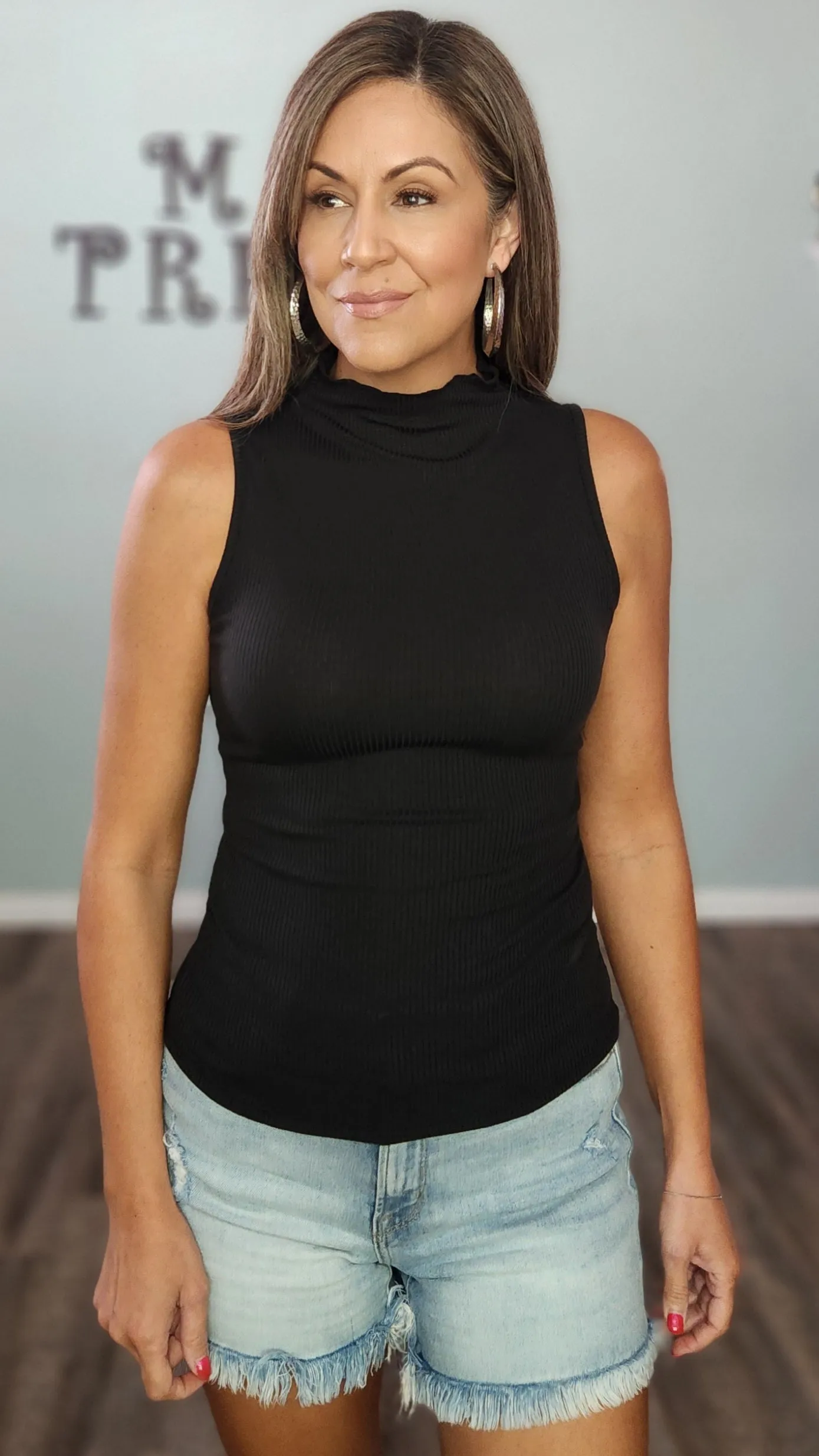 Always A Great Look Top-Black
