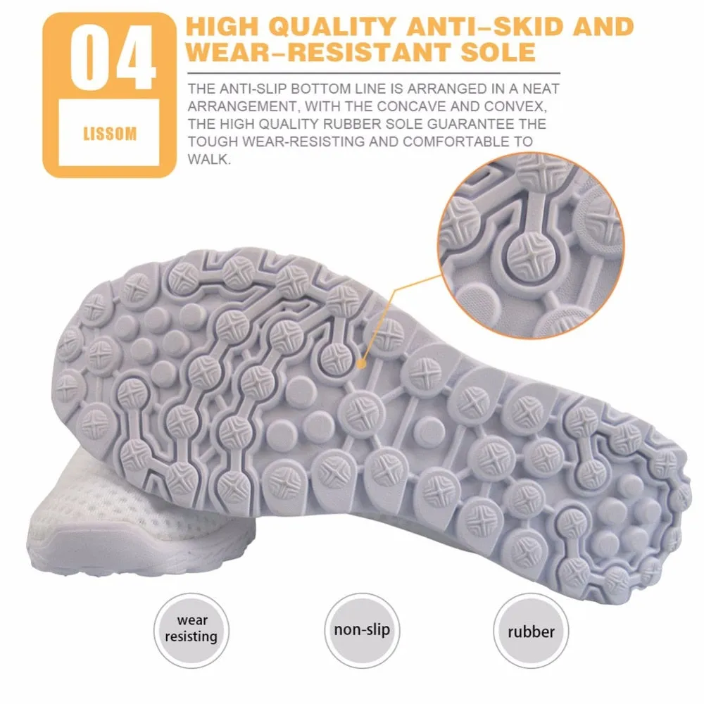 Cartoon Tooth Dentist Pattern Loafers Women Slip On Sneakers Mesh Ladies Casual Shoes Summer Sport Jogging Shoes Woman Flats