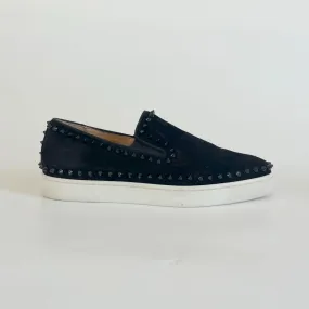 Christian Louboutin Stud Embellished Slip-On Loafers, 42