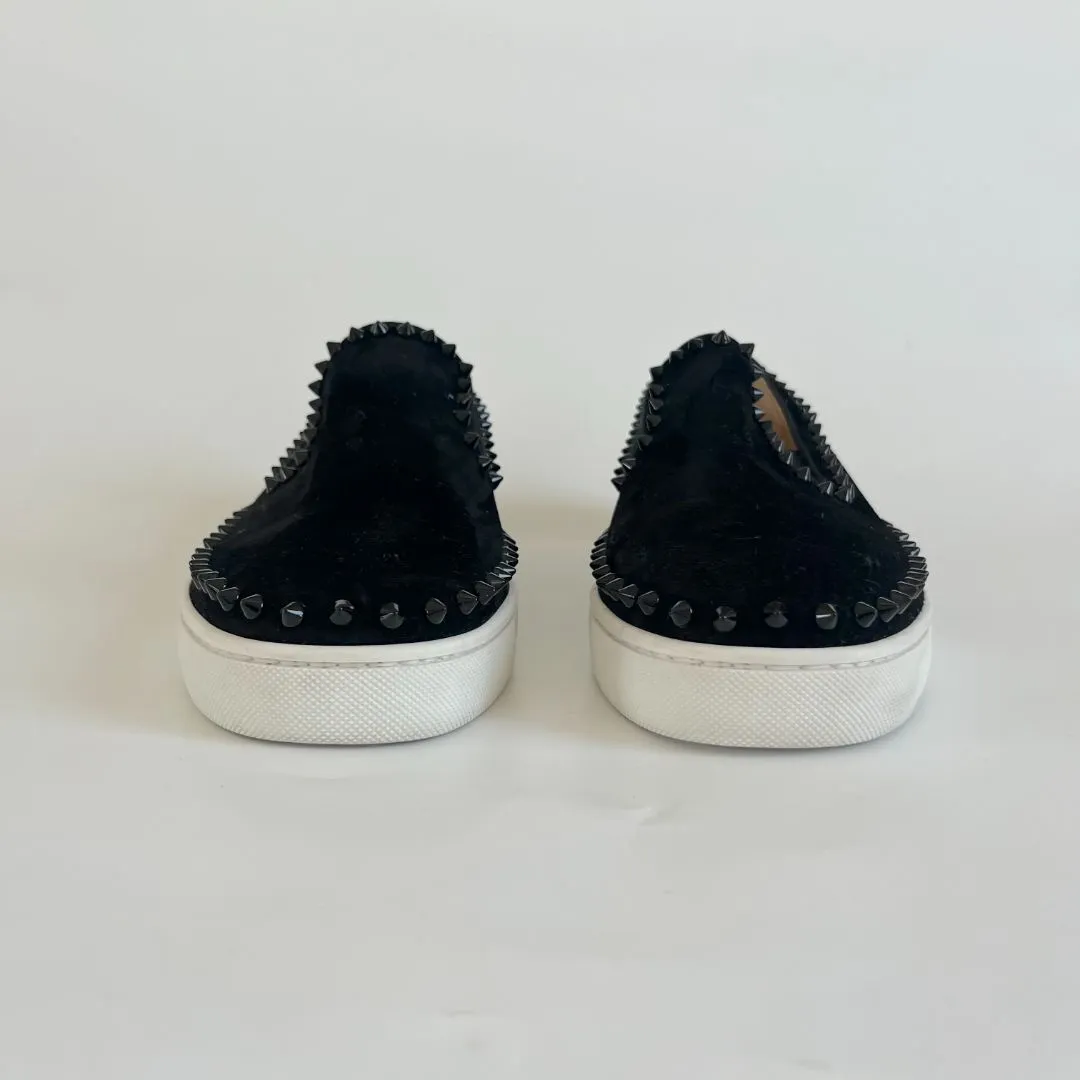 Christian Louboutin Stud Embellished Slip-On Loafers, 42