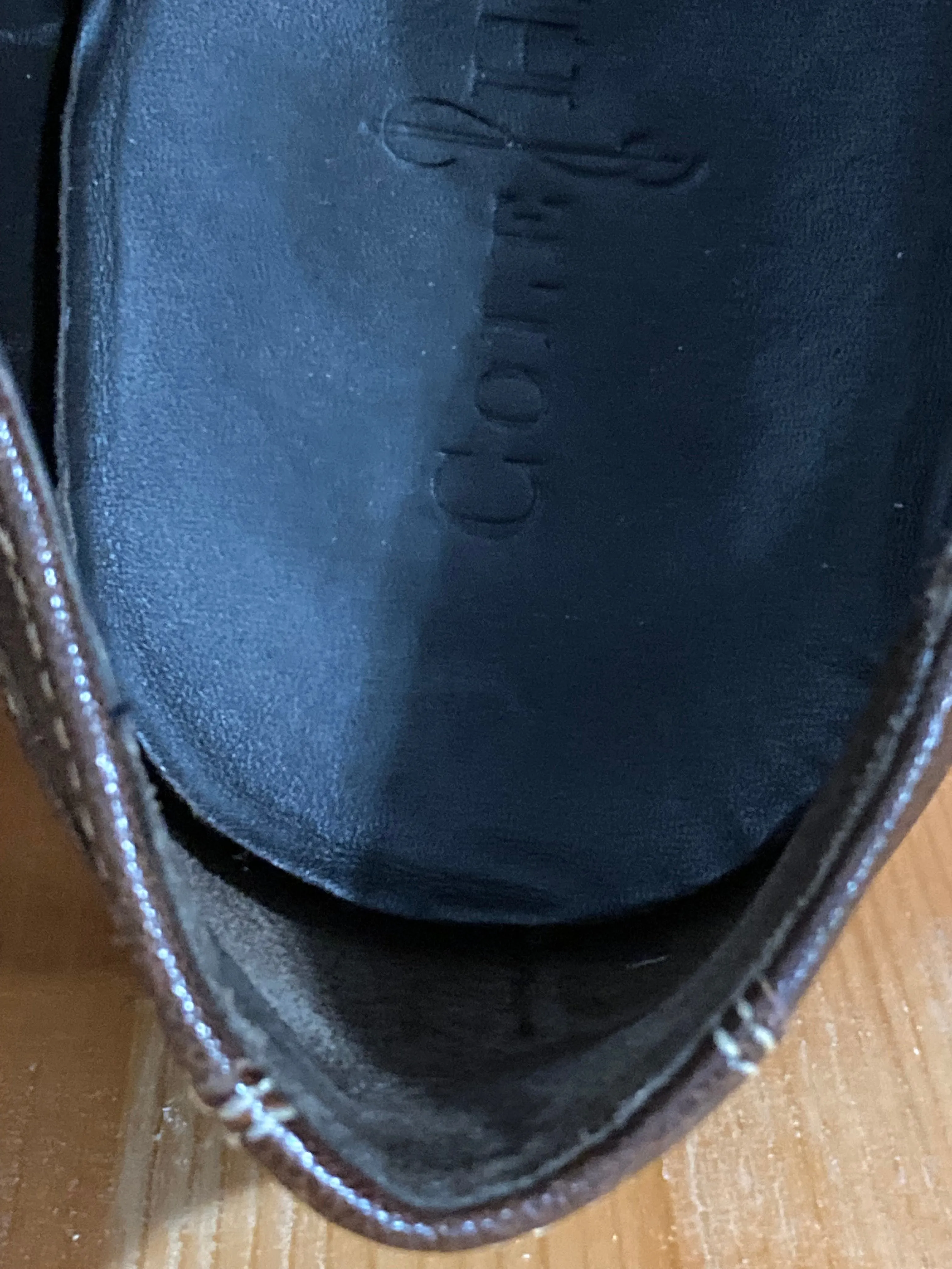 COLE HAAN AIR STRATTON Men's Size 10.5M  Leather Slip On Shoes Loafers Brown C08685