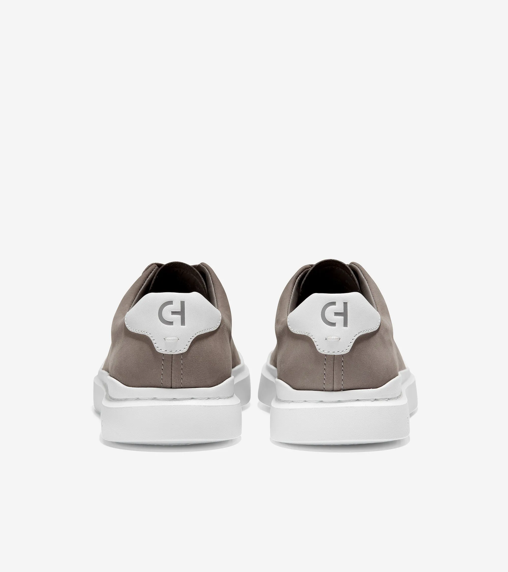 Cole Haan Grandpro Rally Laser Cut Ironstone/Optic White Perforated Sneakers