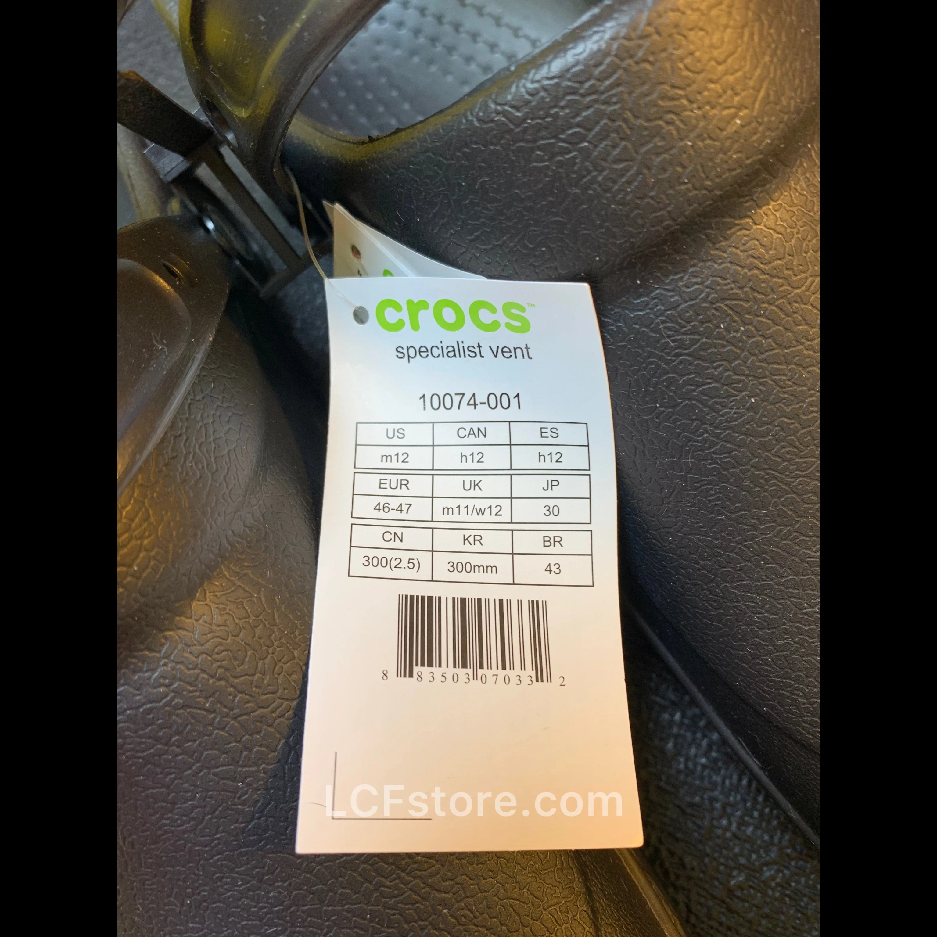 Crocs Vent Specialist Clog Black Color
