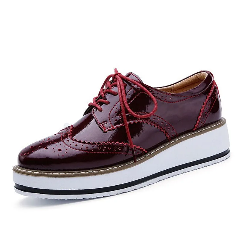 Cuzcare Walking Shoes For Women Comfy Interior Versatile Casual Oxford Shoes Modern