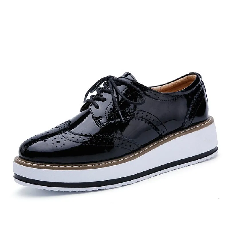 Cuzcare Walking Shoes For Women Comfy Interior Versatile Casual Oxford Shoes Modern