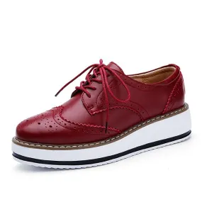 Cuzcare Walking Shoes For Women Comfy Interior Versatile Casual Oxford Shoes Modern
