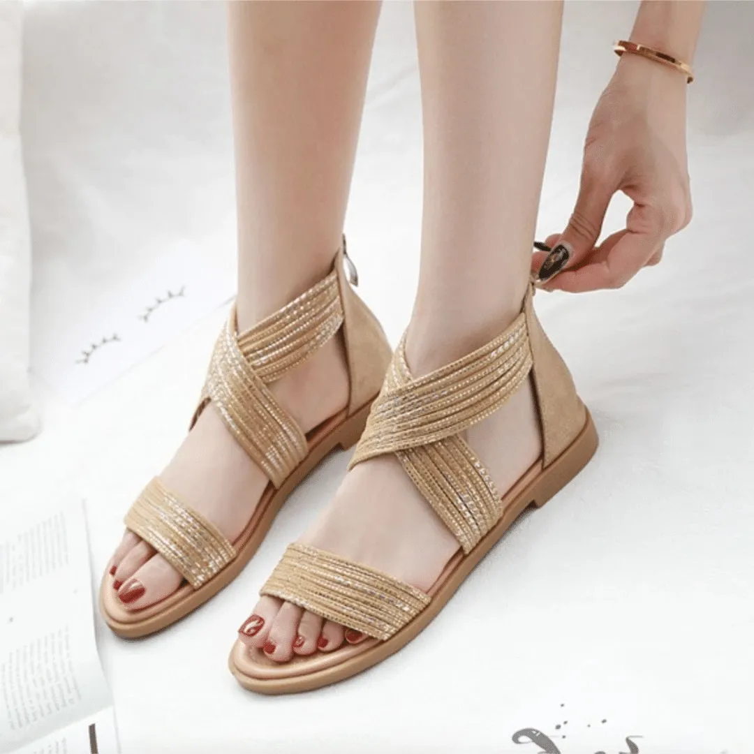 Cuzcare Women Gladiator Comfortable Summer Sandals Design