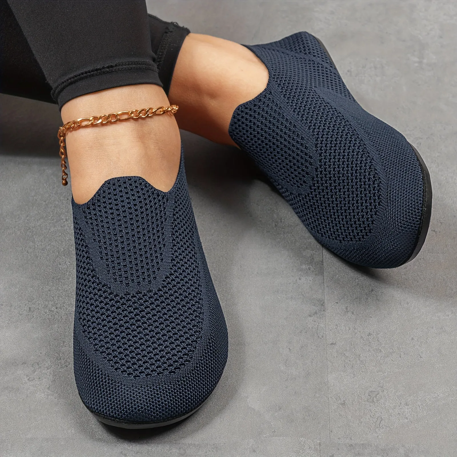 Dames slip-on loafers-licht en comfortabele synthetisch leer zomerschoenen