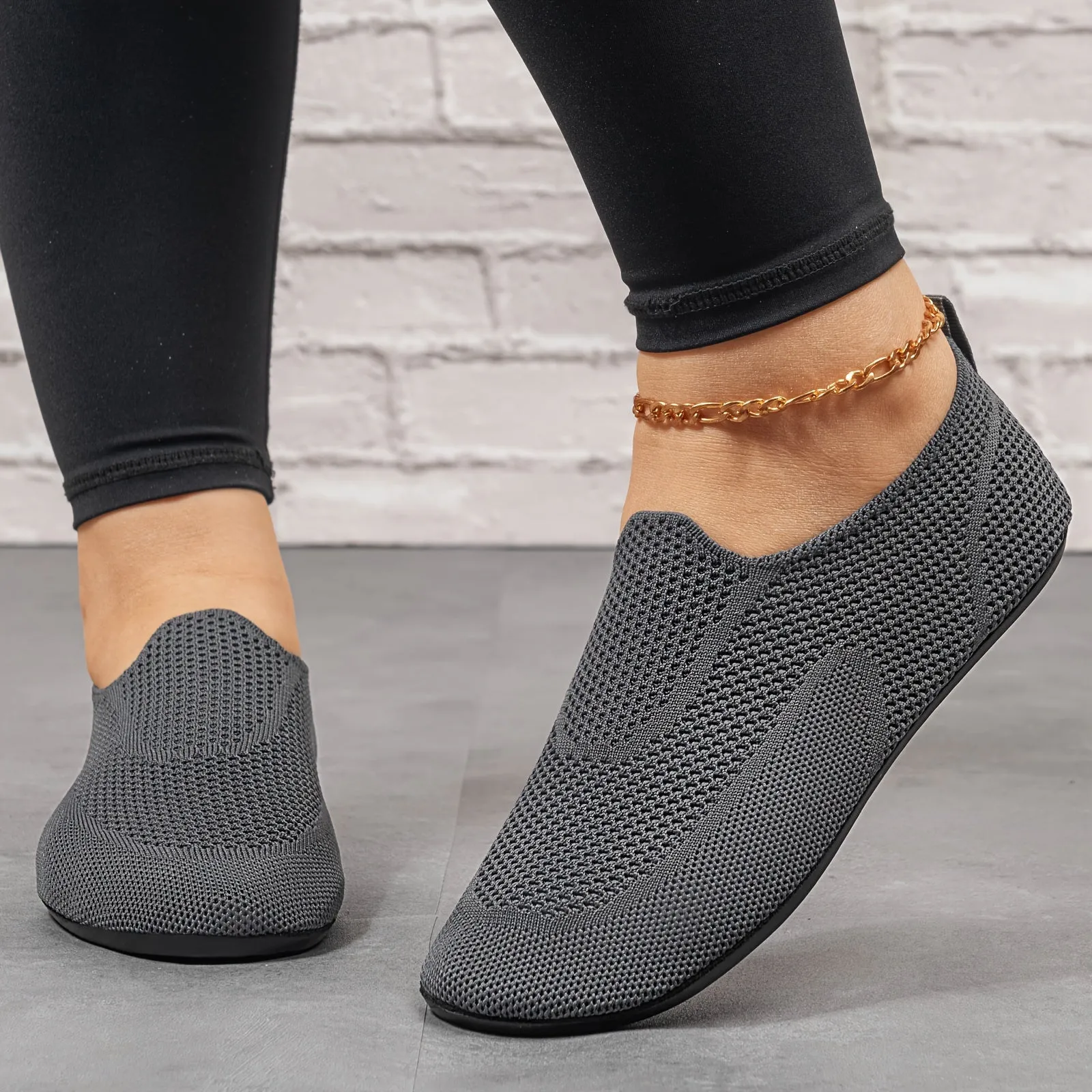 Dames slip-on loafers-licht en comfortabele synthetisch leer zomerschoenen