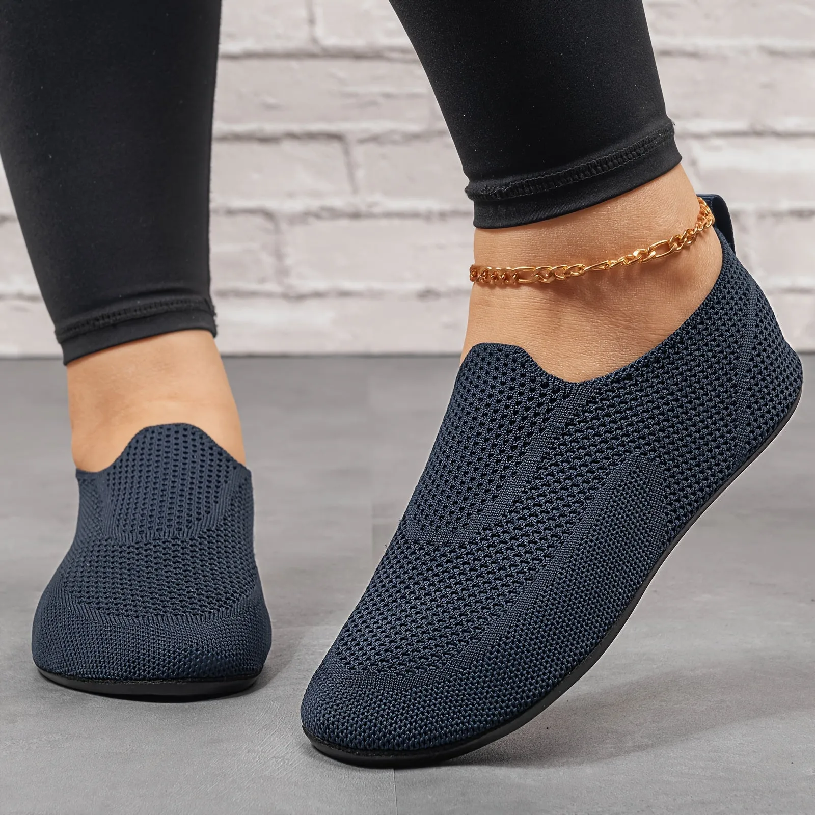 Dames slip-on loafers-licht en comfortabele synthetisch leer zomerschoenen