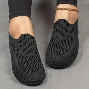 Dames slip-on loafers-licht en comfortabele synthetisch leer zomerschoenen
