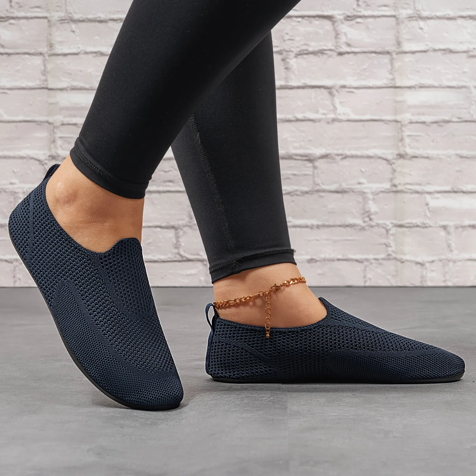 Dames slip-on loafers-licht en comfortabele synthetisch leer zomerschoenen