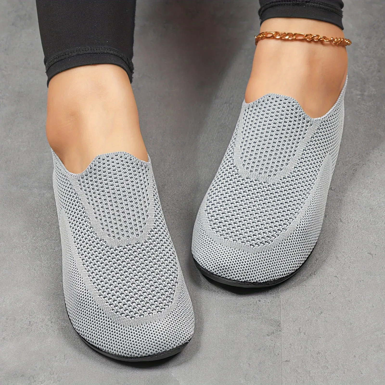 Dames slip-on loafers-licht en comfortabele synthetisch leer zomerschoenen