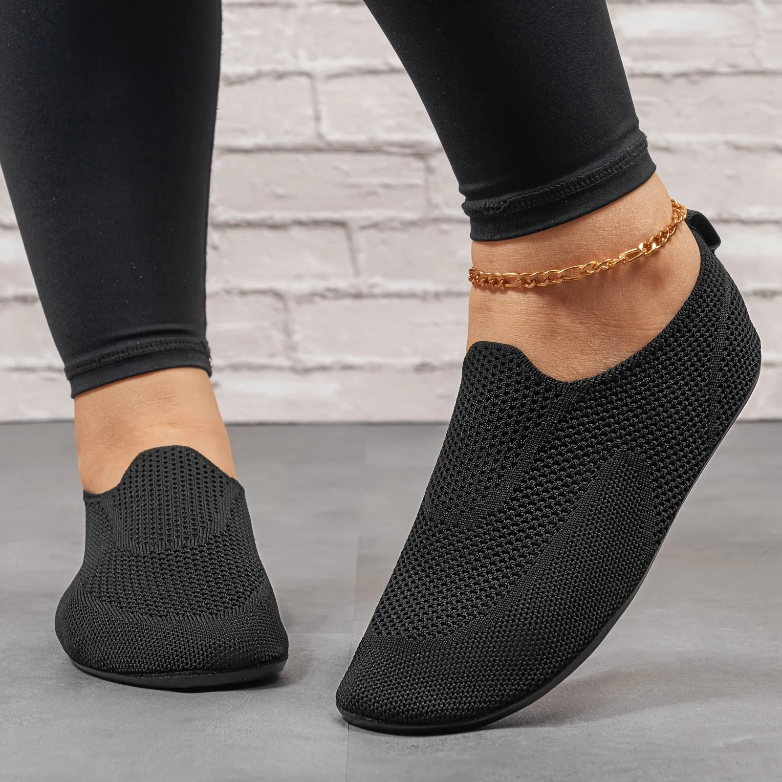 Dames slip-on loafers-licht en comfortabele synthetisch leer zomerschoenen