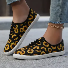 Dames slip-on loafers-licht zomerschoenen met bloemenmotief