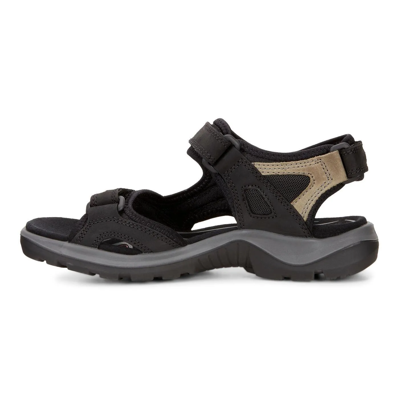 Ecco Women's Offroad Sandals- Black Mole/ Black