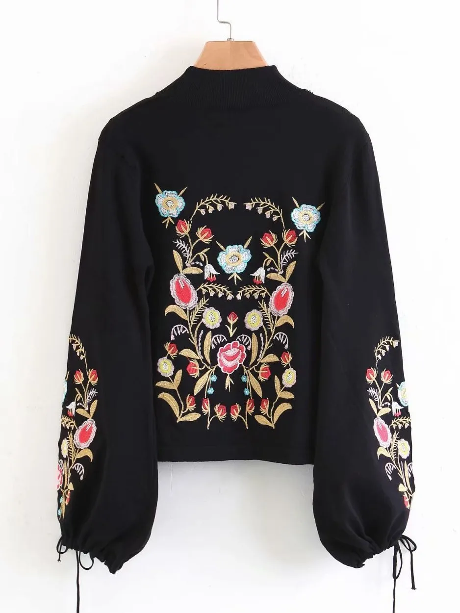 Fashion Wild Embroidery Sweater