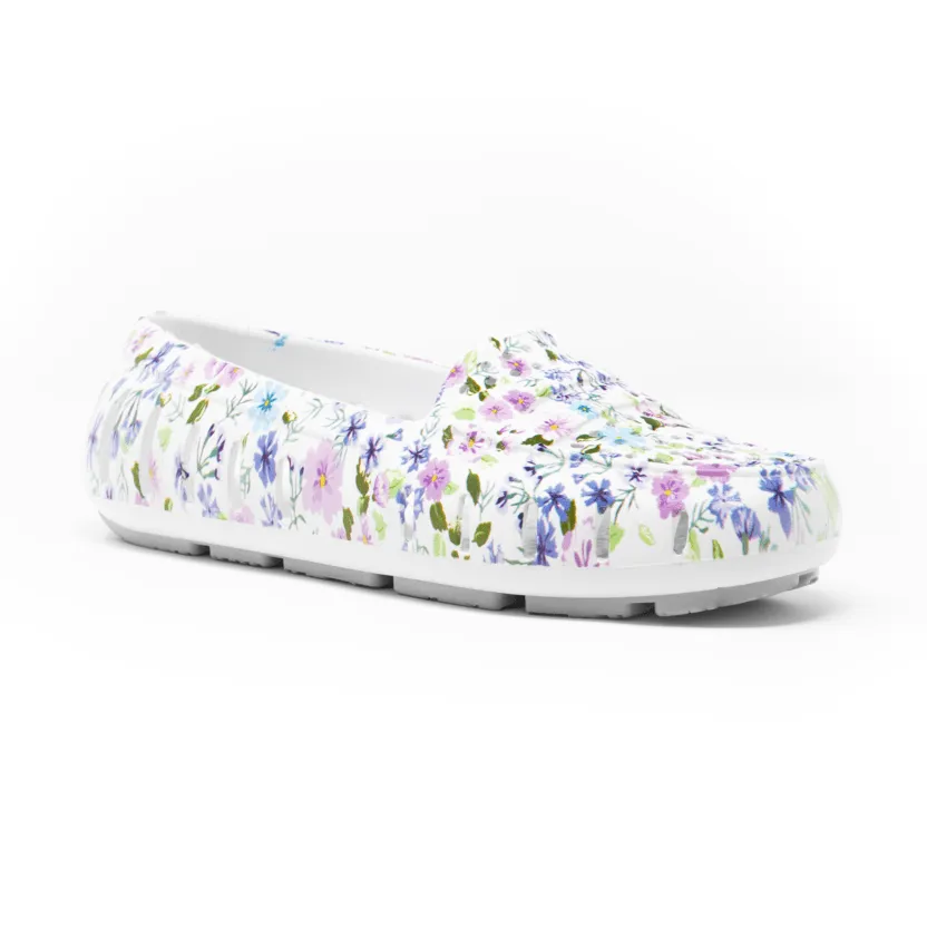 Floafers Women's Posh Driver Loafers- Floral Multi