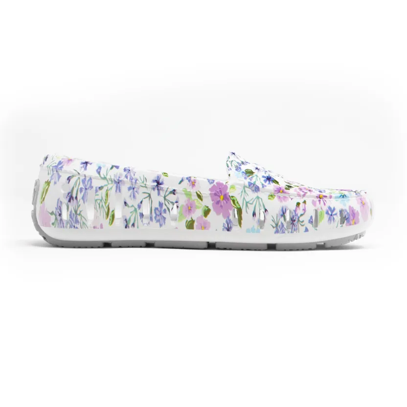 Floafers Women's Posh Driver Loafers- Floral Multi