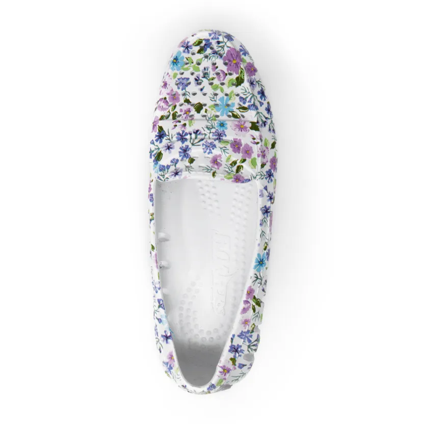 Floafers Women's Posh Driver Loafers- Floral Multi
