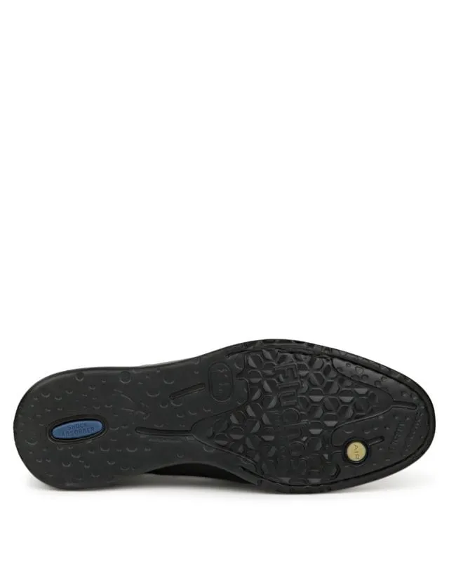 Fluchos Men's Fenix Slip On Loafers- Brezza Negro
