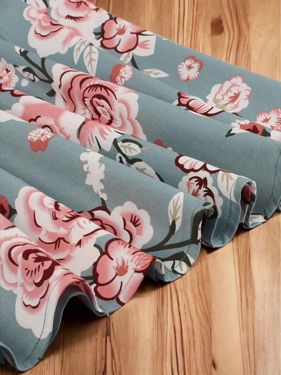 Hepburn Inspired Floral Bottom Swing Dress (US Sizes Small - 4XLarge)