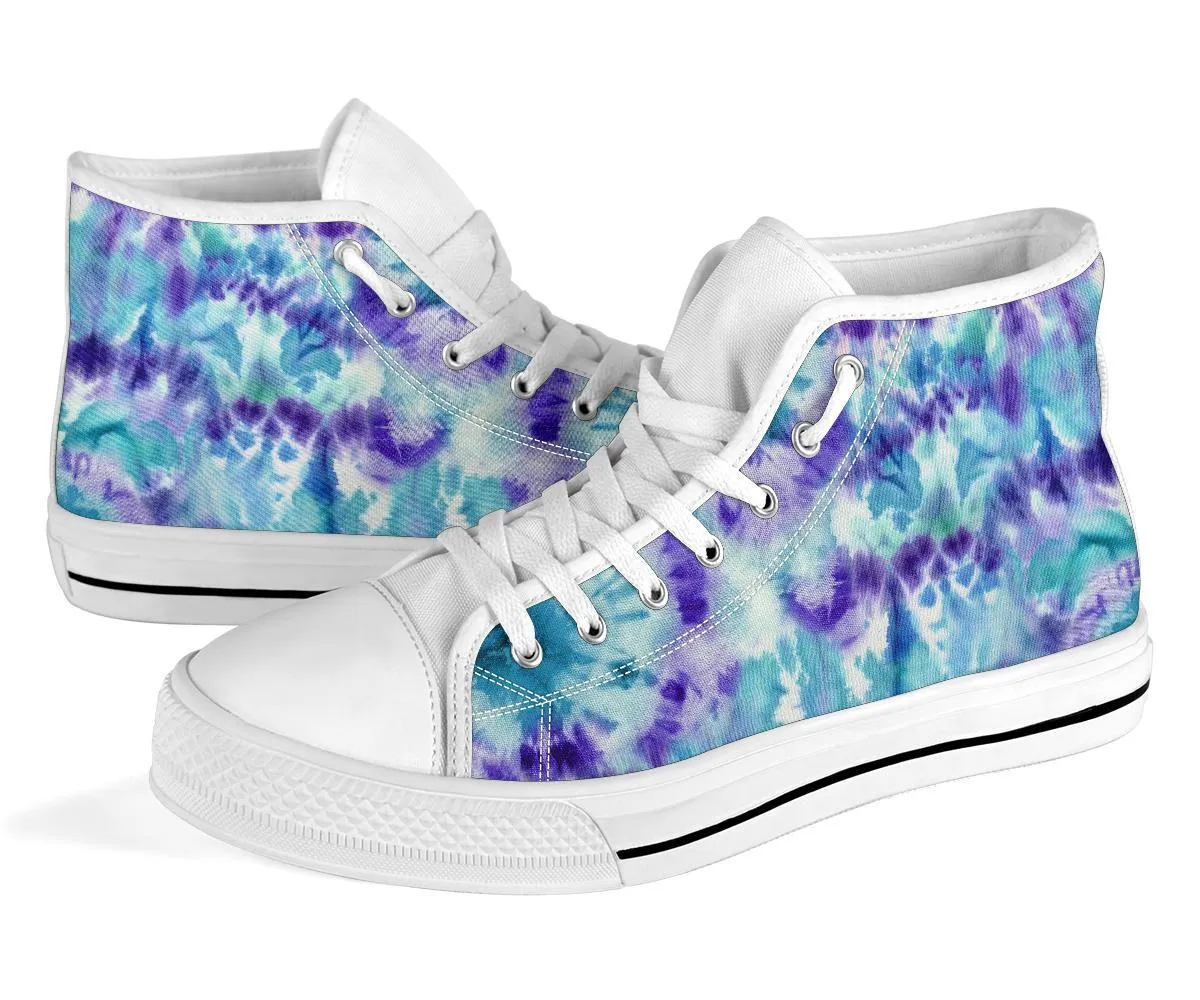 High Top Sneakers - Tie Dye Design #106 | Custom Shoes, Custom Sneakers, Customized Sneakers, Canvas Sneakers, Cool Shoes, Unique Shoes