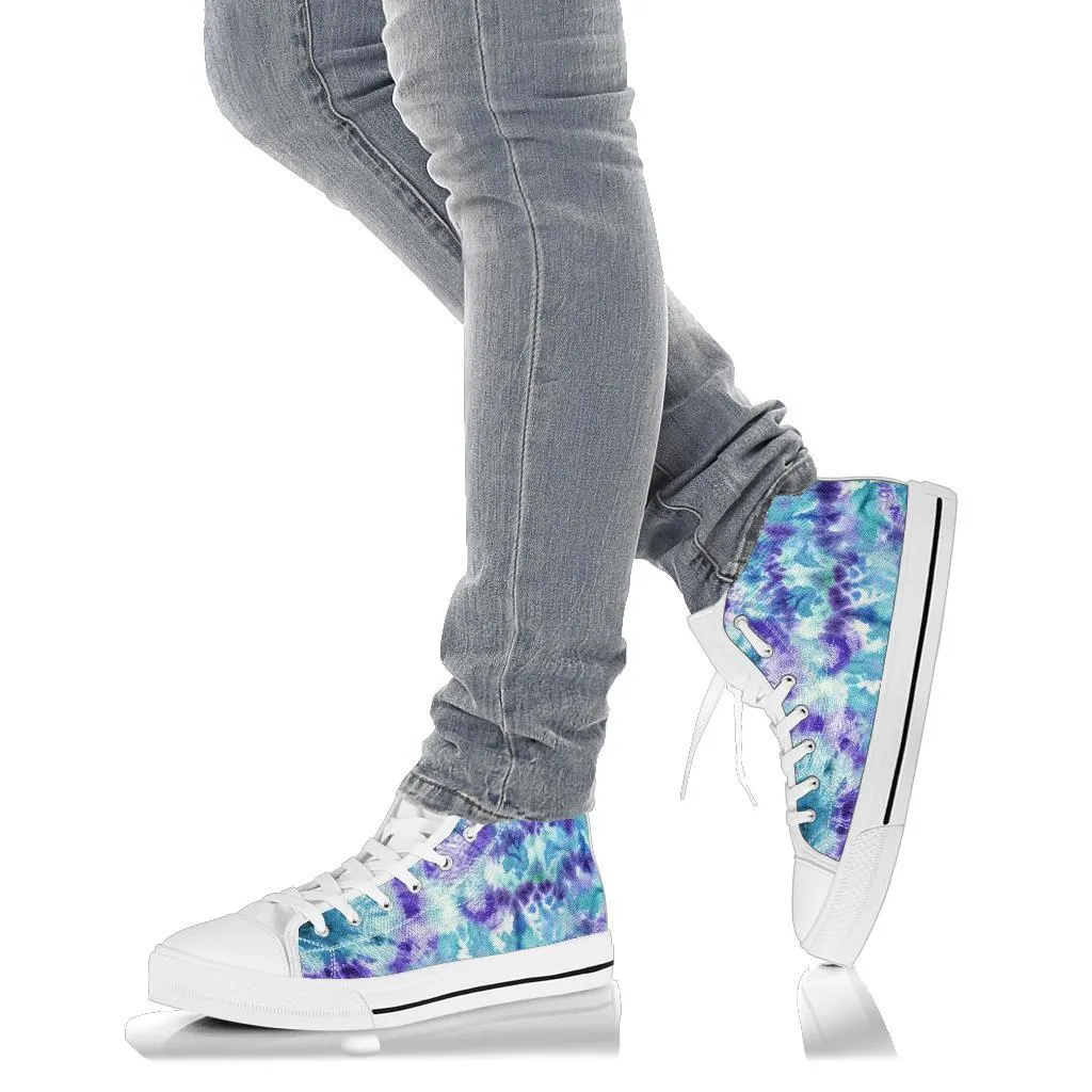 High Top Sneakers - Tie Dye Design #106 | Custom Shoes, Custom Sneakers, Customized Sneakers, Canvas Sneakers, Cool Shoes, Unique Shoes