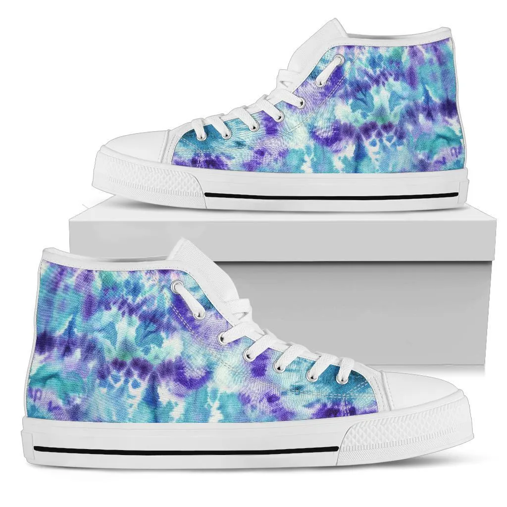 High Top Sneakers - Tie Dye Design #106 | Custom Shoes, Custom Sneakers, Customized Sneakers, Canvas Sneakers, Cool Shoes, Unique Shoes