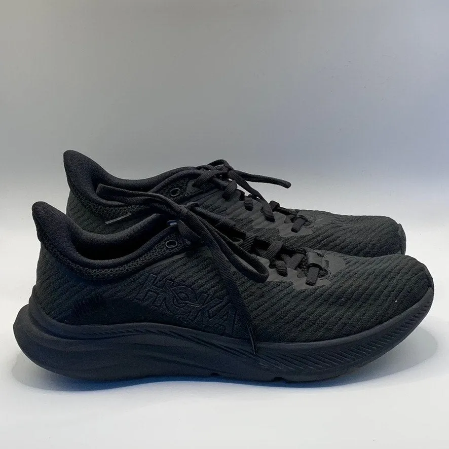 HOKA ONE ONE Men's Black Solimar Lace-Up Lightweight Running Sneakers SZ 7.5