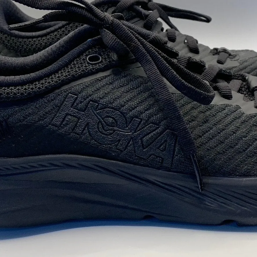 HOKA ONE ONE Men's Black Solimar Lace-Up Lightweight Running Sneakers SZ 7.5