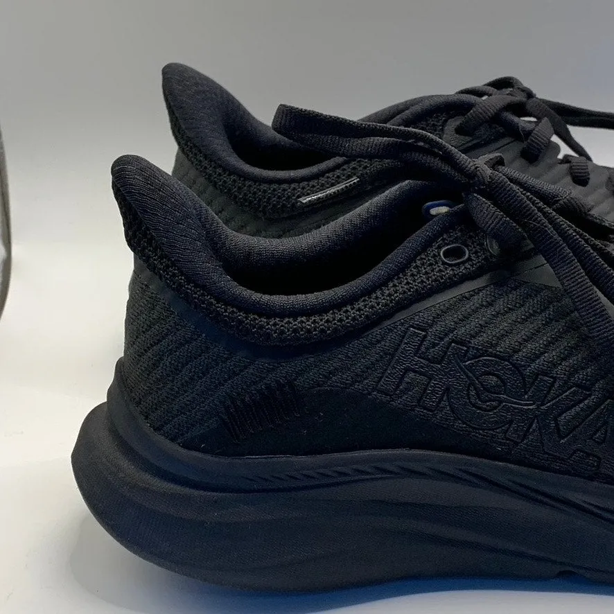 HOKA ONE ONE Men's Black Solimar Lace-Up Lightweight Running Sneakers SZ 7.5