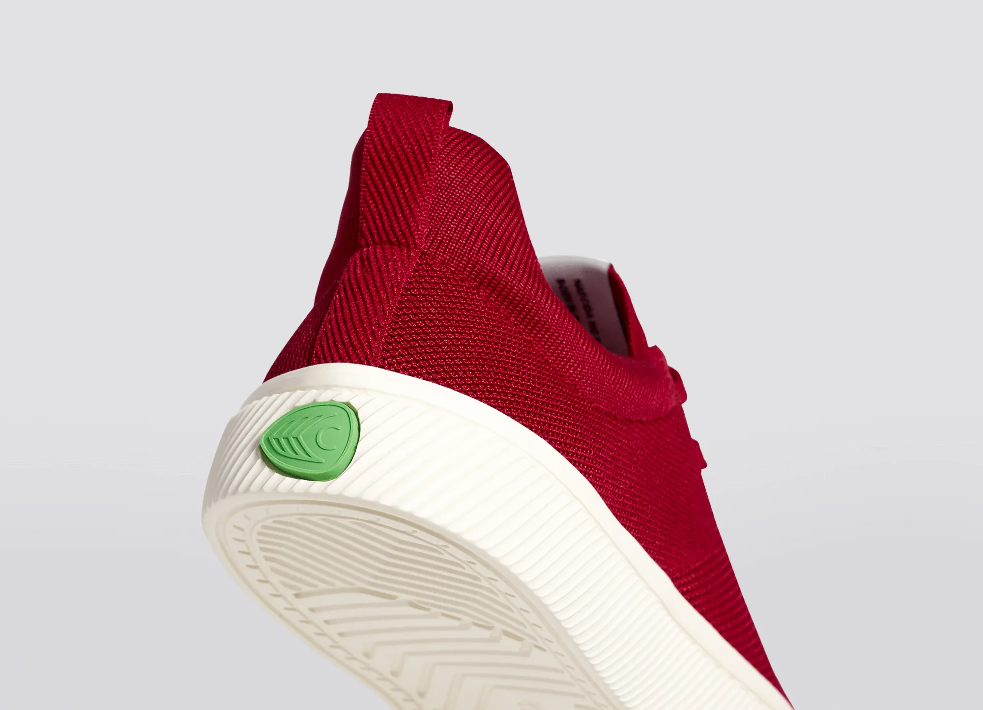 IBI Low Raw Red Knit Sneaker Women