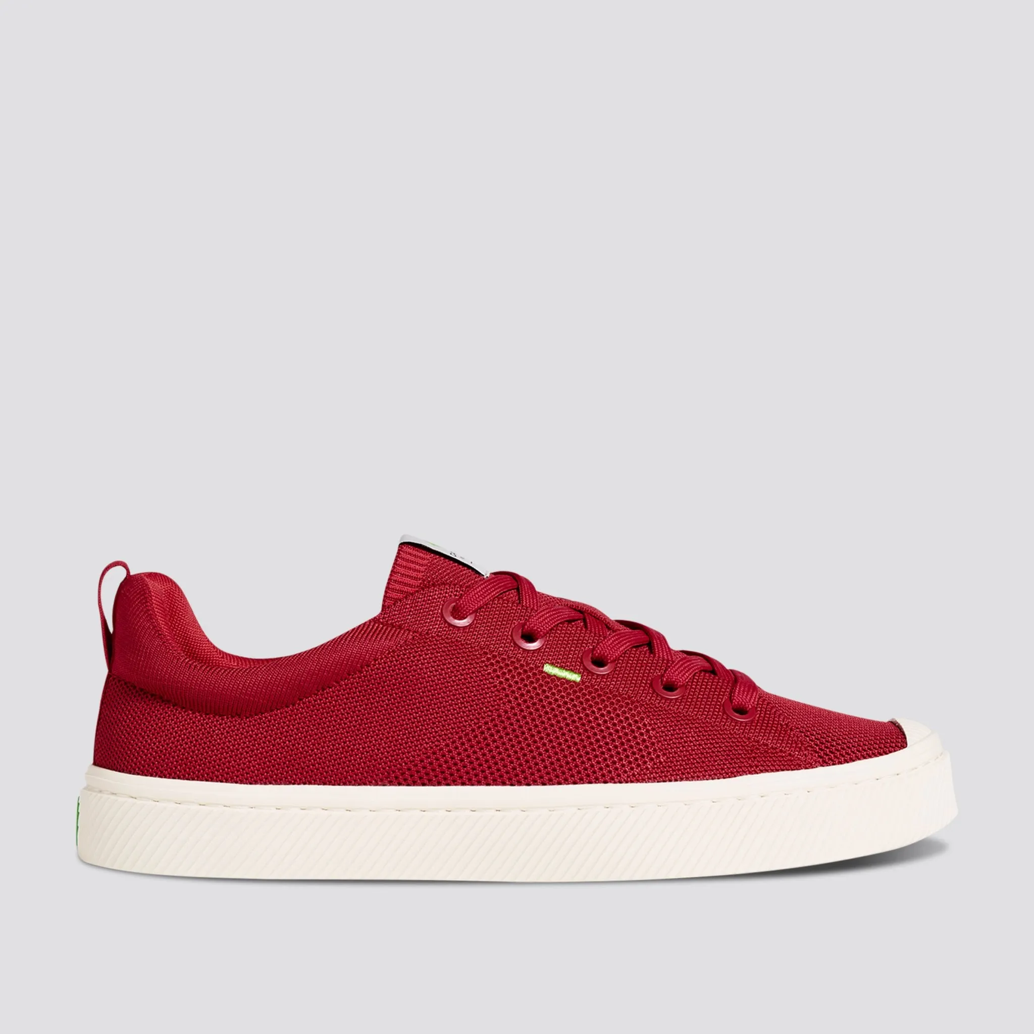 IBI Low Raw Red Knit Sneaker Women