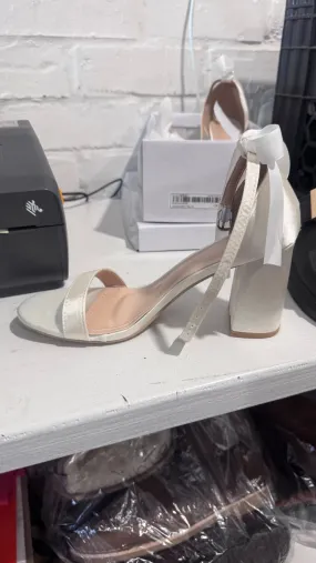 Ivory block Heels (imported)