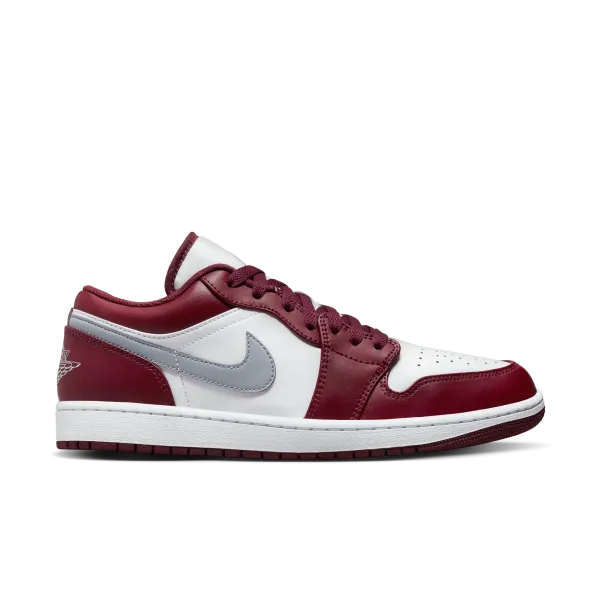 Jordan - Men - Air Jordan 1 Low - Cherrywood Red/Grey/White