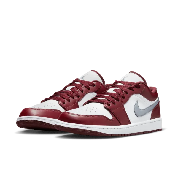 Jordan - Men - Air Jordan 1 Low - Cherrywood Red/Grey/White