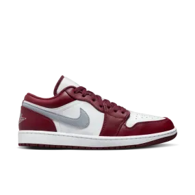Jordan - Men - Air Jordan 1 Low - Cherrywood Red/Grey/White