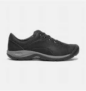 Keen Women's Presidio Lace Up Shoes- Black/ Steel Grey