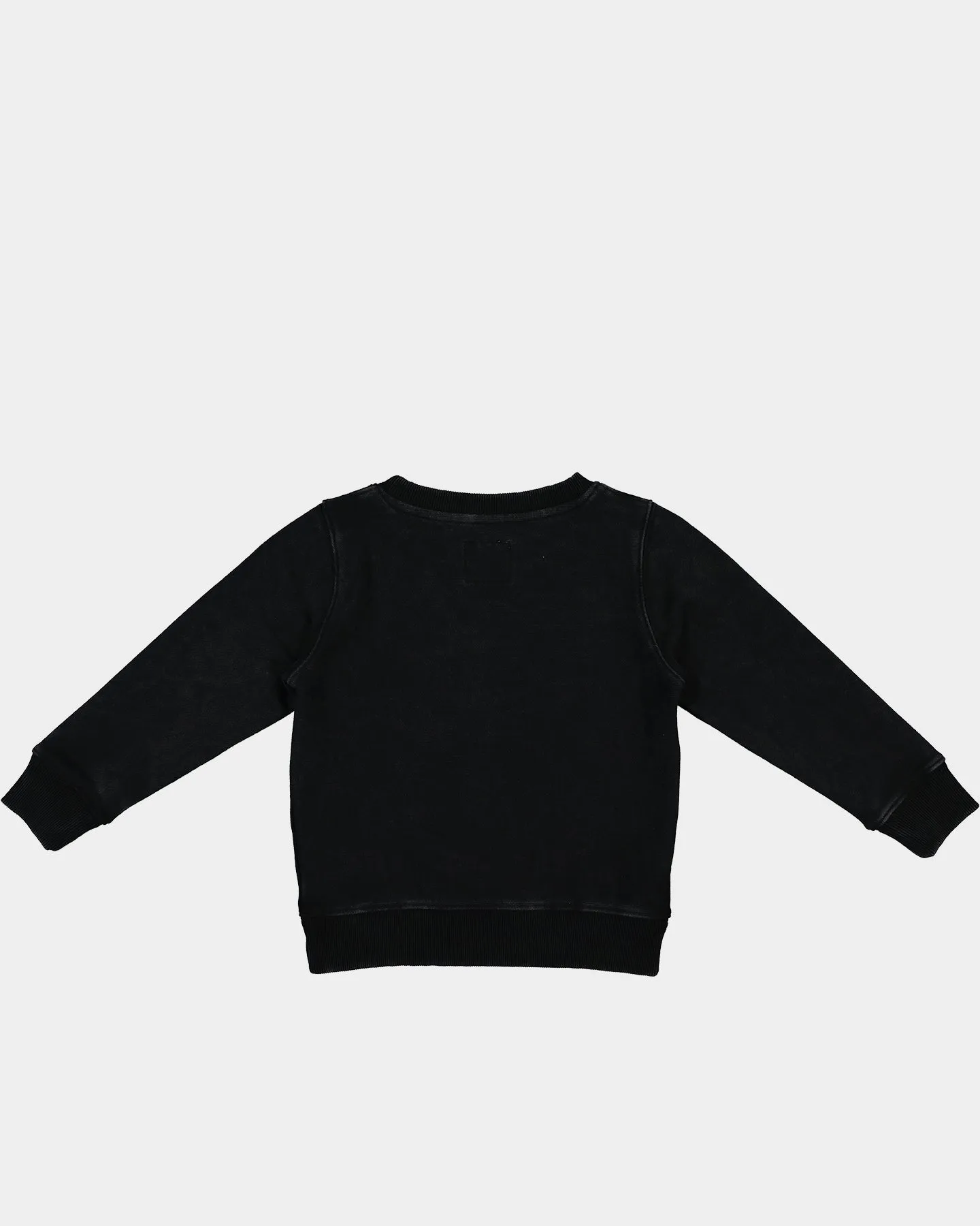 Lil Homme Kids' With Love Vintage Crewneck Washed Black