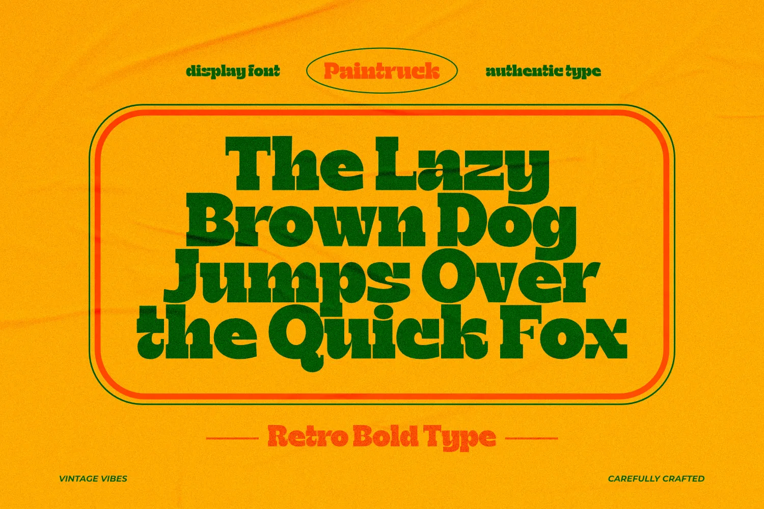 Paintruck - Retro Bold Type