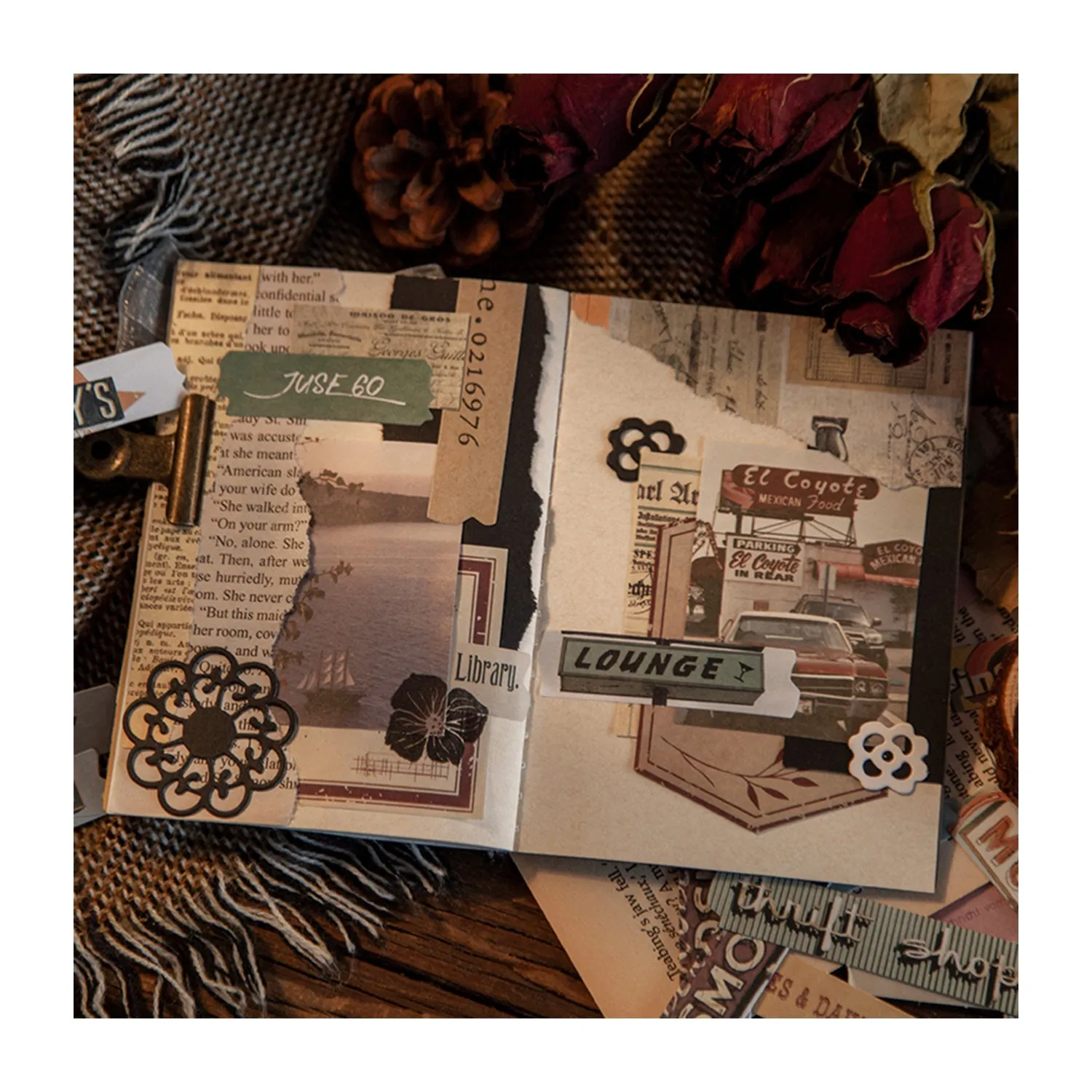 Poppy Crafts Retro Banner Stickers - The Retro Creed 60 pack #6