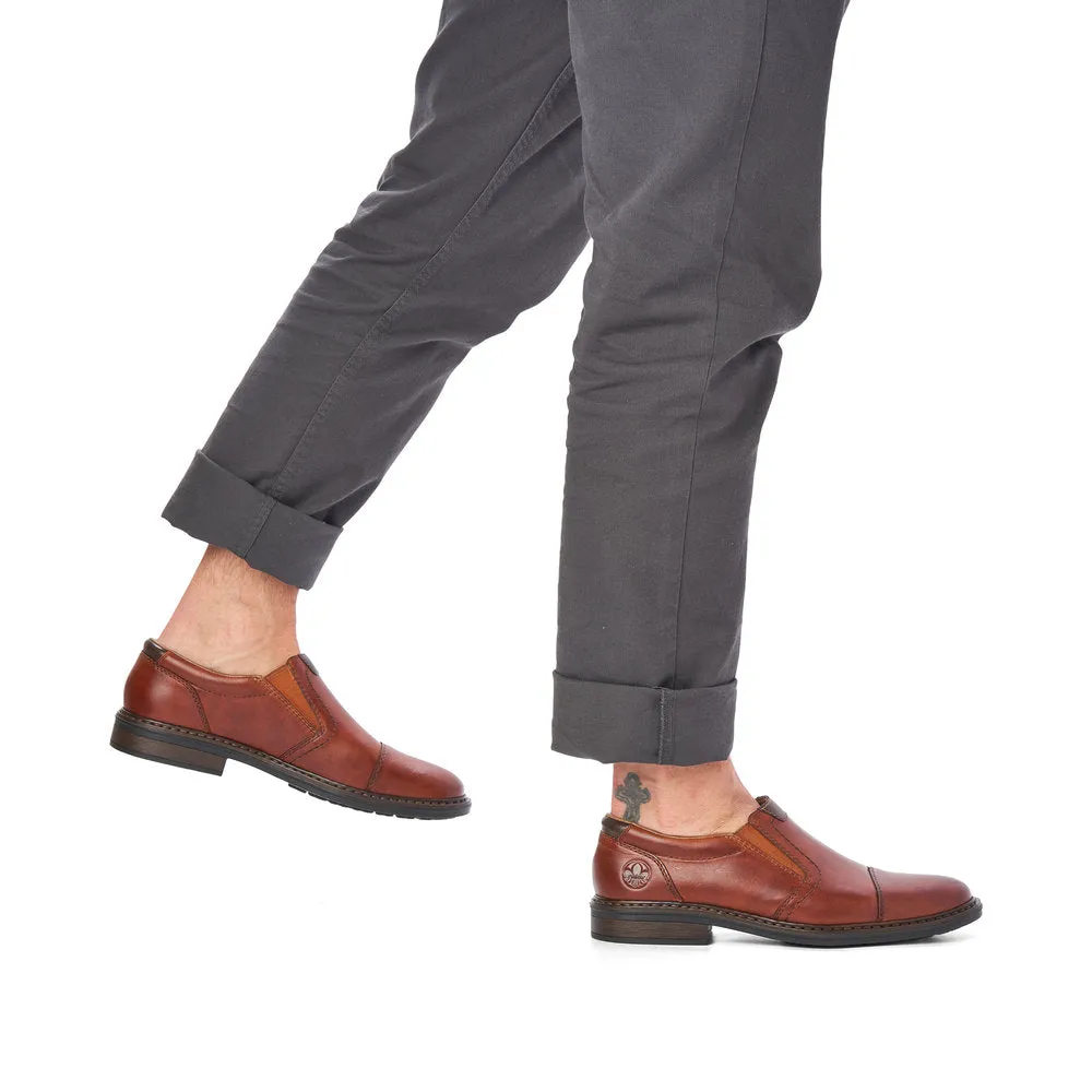Rieker Men's Slip On Toe Cap Shoe
