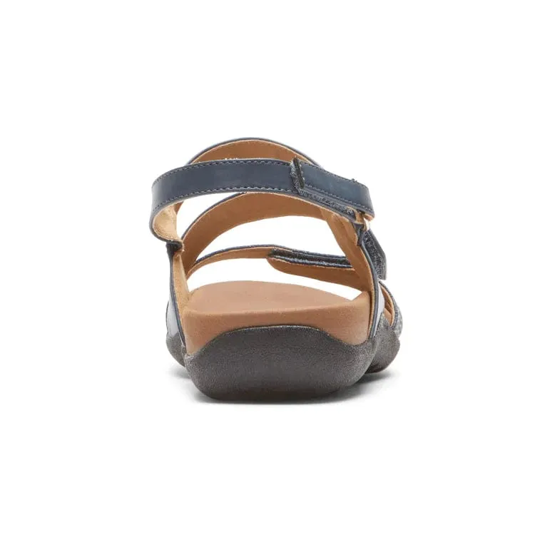 Rockport Women's Ridge Asymmetrical Sandals- Blue