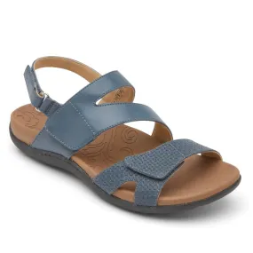Rockport Women's Ridge Asymmetrical Sandals- Blue