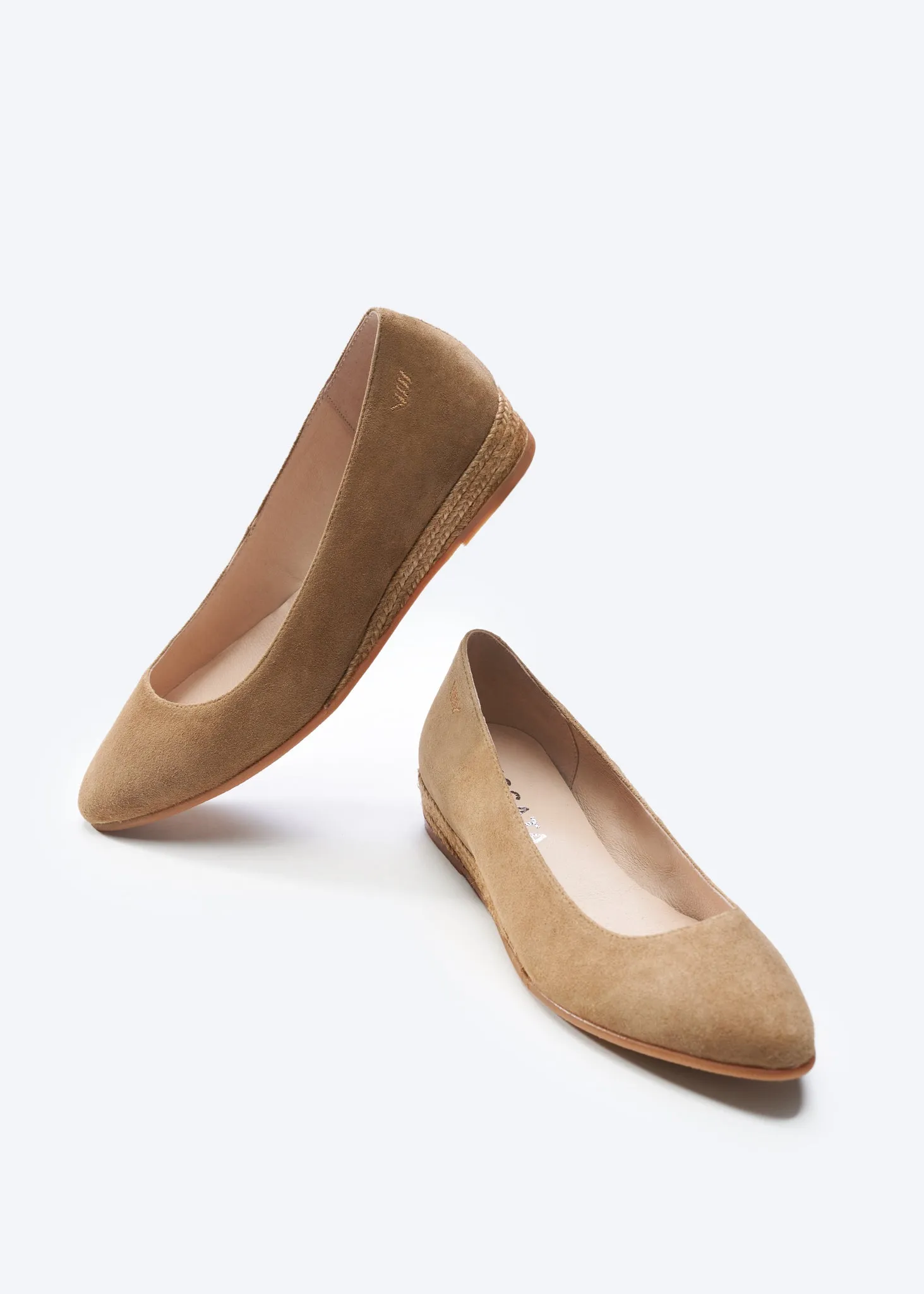 Rubina Suede Espadrille Flats