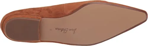 Sam Edelman Jenica Frontier Brown Chain Details Slip On Pointed Toe Dress Flats