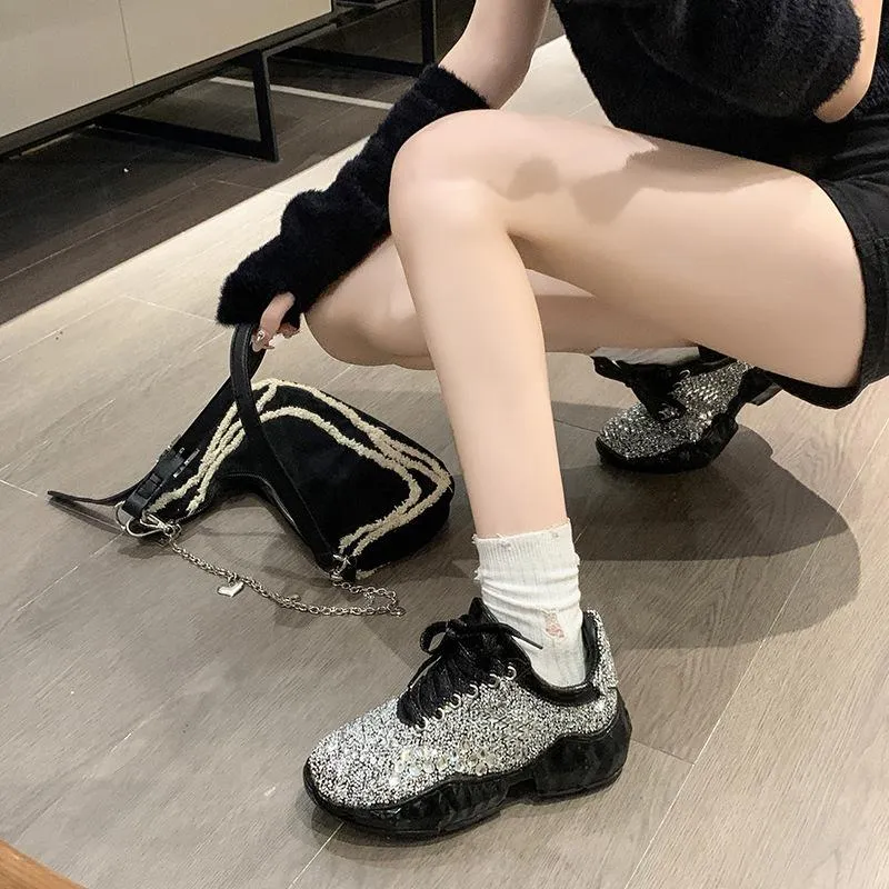 Shining Crystal Outdoor Lightweight Sneakers