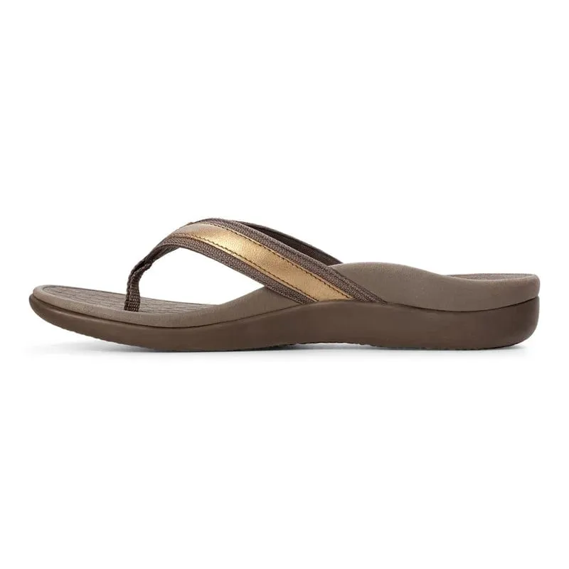 Vionic Women's Tide II Flip Flops- Bronze